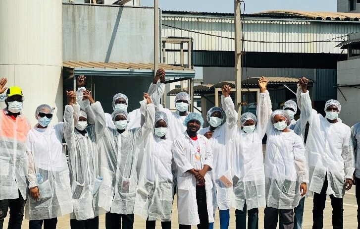 Des Étudiants de Conakry en Visite sur le site du Groupe Sonoco
