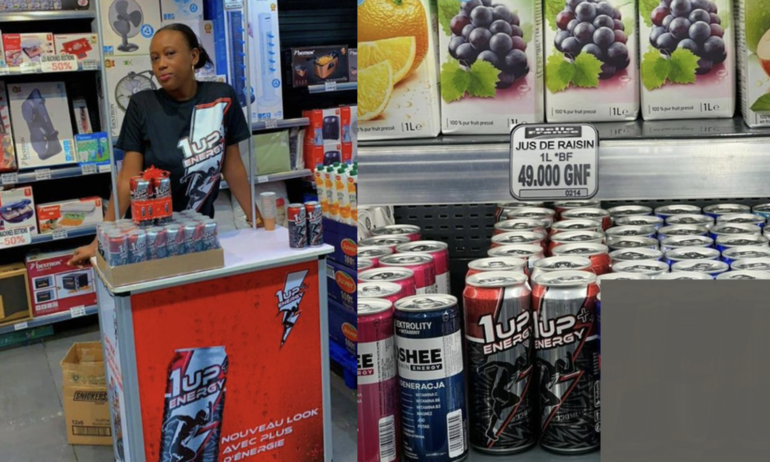 Lancement promotionnel du 1Up Energy CAN 33cl : Offres spéciales dans les supérettes Belle France