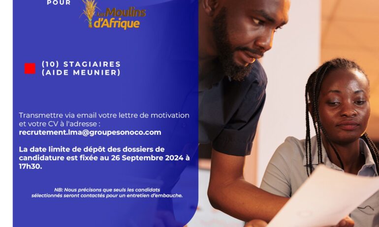 (10) STAGIAIRES (AIDE MEUNIER)